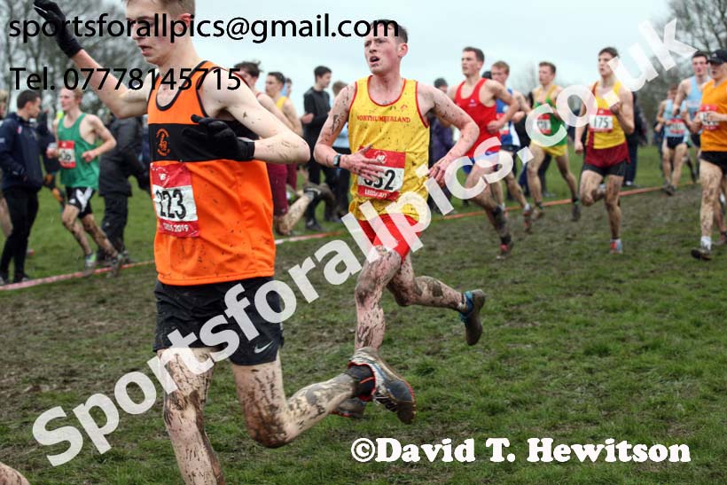 Senior boys 2019 New Balance English Schools Cross Country Champs, Temple Newsam, Leeds. Photo:  David T. Hewitson/Sports for All Pics
